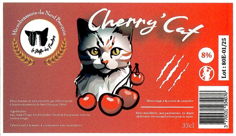 Etiquette MICROBRASSERIE DE NEUF BERQUIN 32