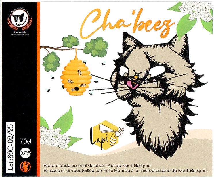 Etiquette MICROBRASSERIE DE NEUF BERQUIN 37