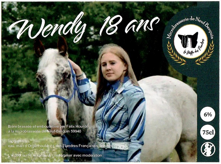 Etiquette MICROBRASSERIE DE NEUF BERQUIN 39