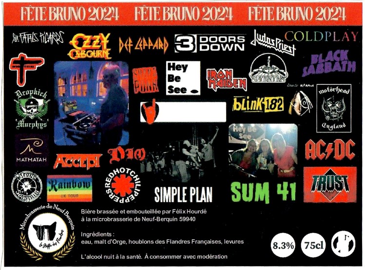 Etiquette MICROBRASSERIE DE NEUF BERQUIN 50