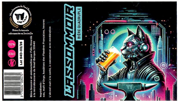 Etiquette MICROBRASSERIE DE NEUF BERQUIN 51