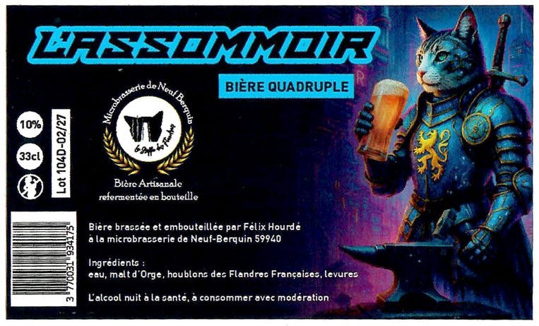 Etiquette MICROBRASSERIE DE NEUF BERQUIN 53