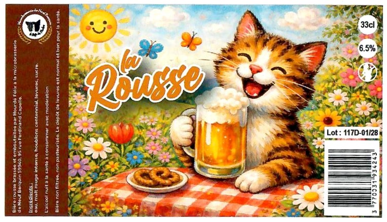 Etiquette MICROBRASSERIE DE NEUF BERQUIN 72
