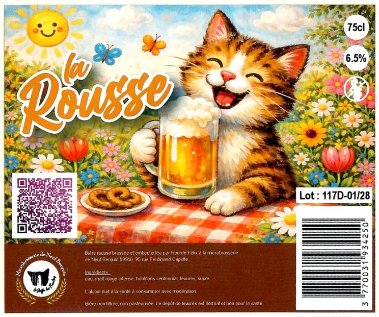 Etiquette MICROBRASSERIE DE NEUF BERQUIN 73