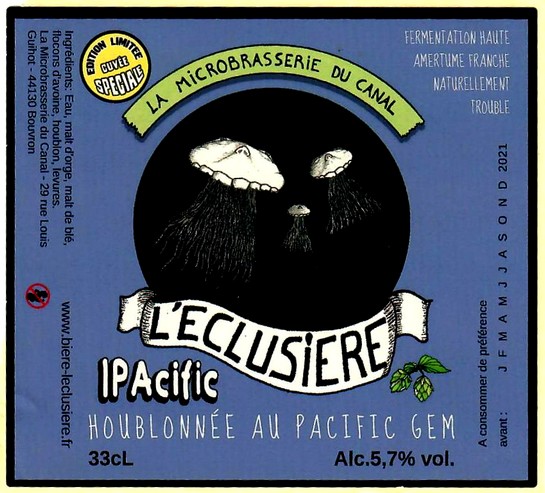 etiquette MICROBRASSERIE DU CANAL 08