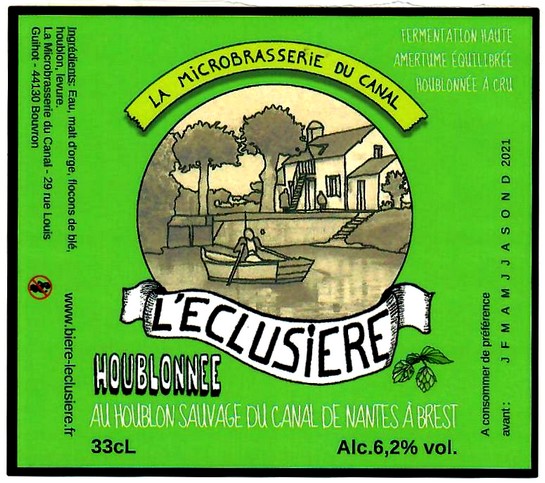 etiquette MICROBRASSERIE DU CANAL 10