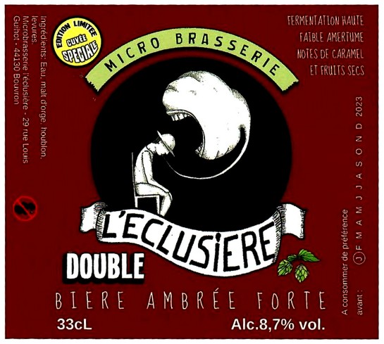 etiquette MICROBRASSERIE DU CANAL 15