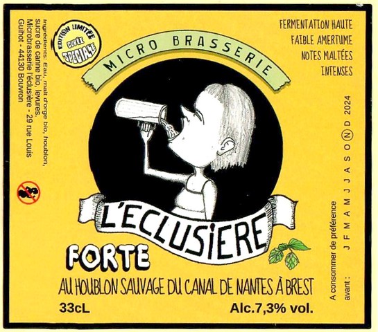 Etiquette MICROBRASSERIE DU CANAL 20