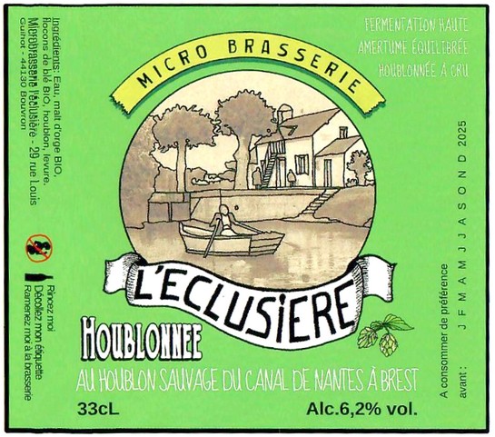 Etiquette MICROBRASSERIE DU CANAL 21