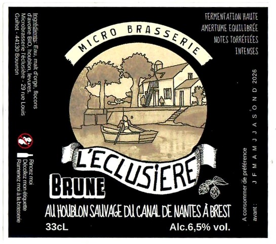 Etiquette MICROBRASSERIE DU CANAL 24