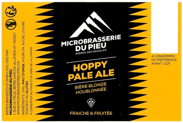 Etiquette MICROBRASSERIE DU PIEU 03