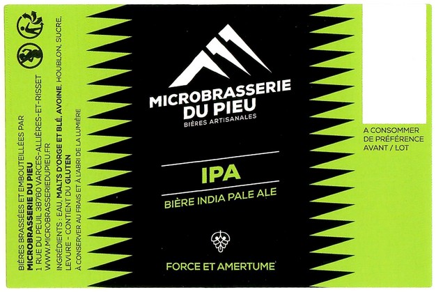 Etiquette MICROBRASSERIE DU PIEU 05