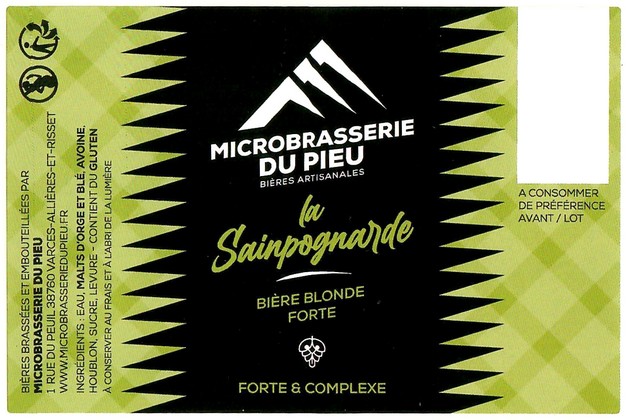 Etiquette MICROBRASSERIE DU PIEU 07
