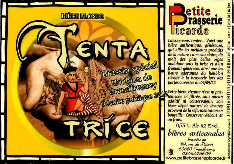 etiquette PETITE BRASSERIE PICARDE 04