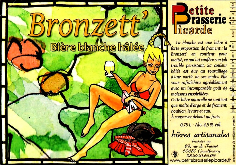 etiquette PETITE BRASSERIE PICARDE 06