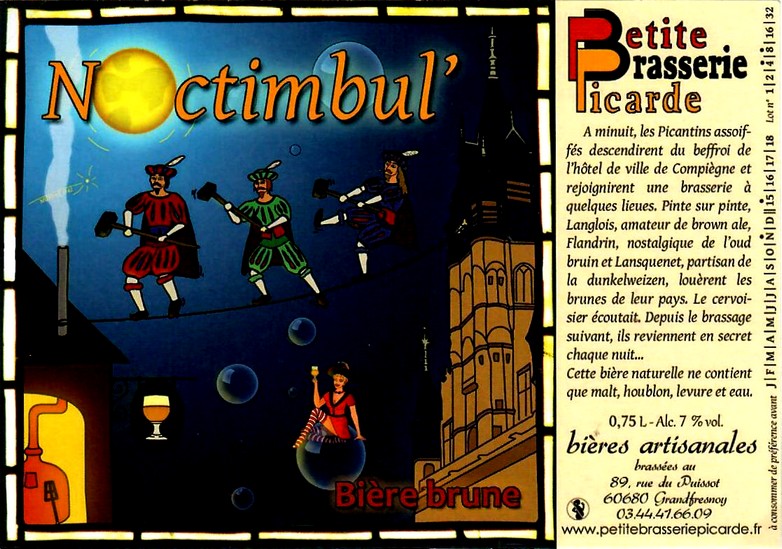 etiquette PETITE BRASSERIE PICARDE 12