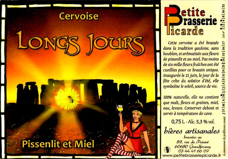 etiquette PETITE BRASSERIE PICARDE 14