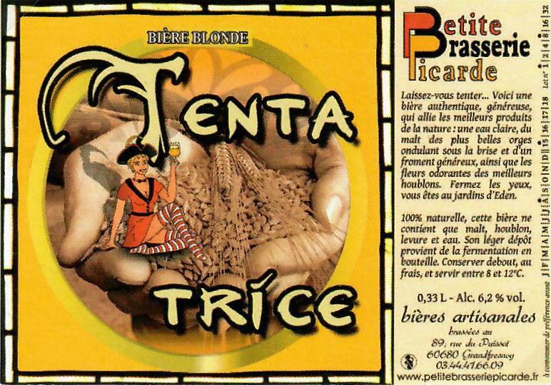 etiquette PETITE BRASSERIE PICARDE 19