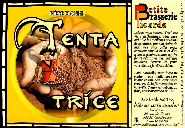 etiquette PETITE BRASSERIE PICARDE 21