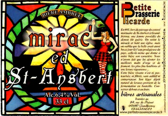 etiquette PETITE BRASSERIE PICARDE 24