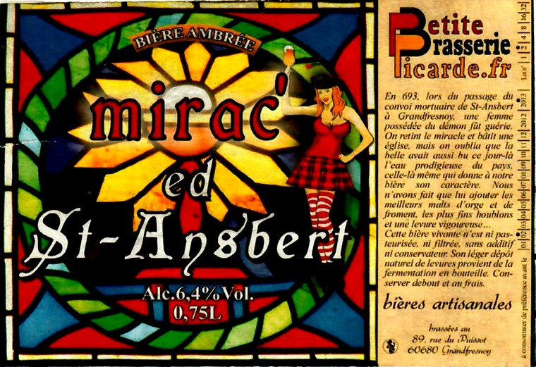 etiquette PETITE BRASSERIE PICARDE 29