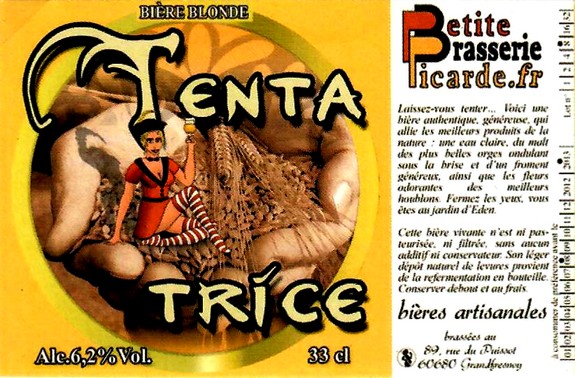 etiquette PETITE BRASSERIE PICARDE 30