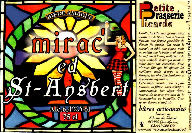 etiquette PETITE BRASSERIE PICARDE 32